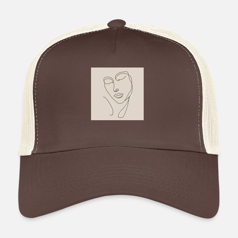 Contours élégants Casquette trucker 