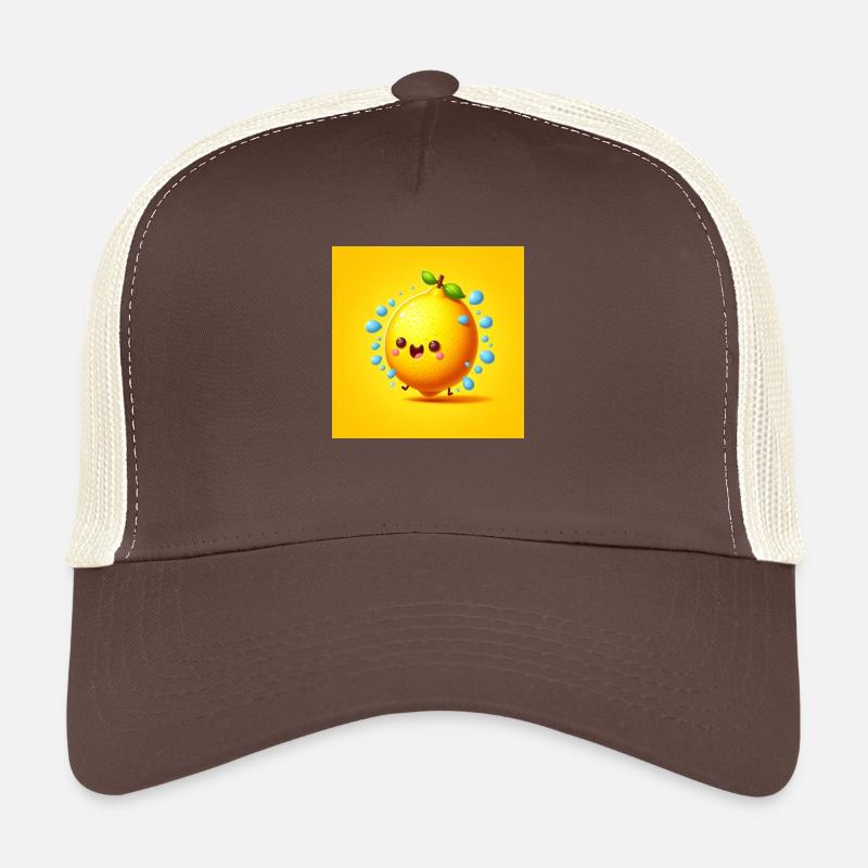 Joyful Citrus Splash Trucker Cap
