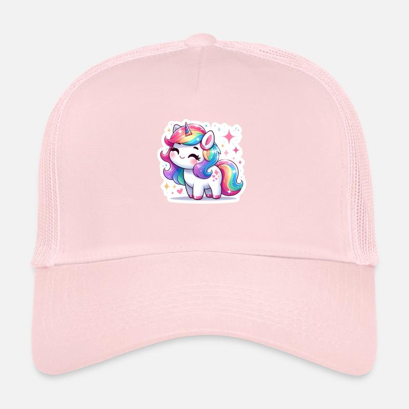Regenbogen-Einhorn Trucker Cap