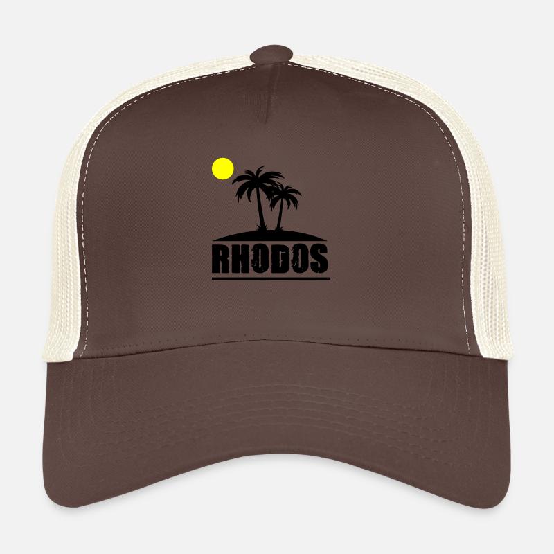 rhodos - Trucker Cap - Braun/Beige