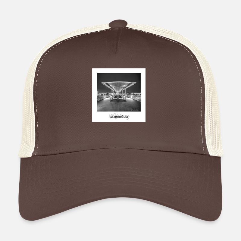Stadtbrücke Wolfsburg - Trucker Cap - Braun/Beige