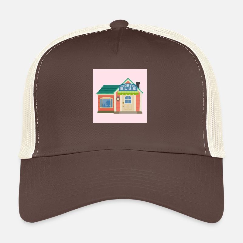 Videospiel inspiriertes Häusschen Trucker Cap