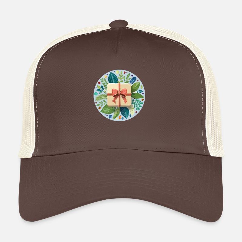 Weihnachtsgeschenk - Trucker Cap - Braun/Beige