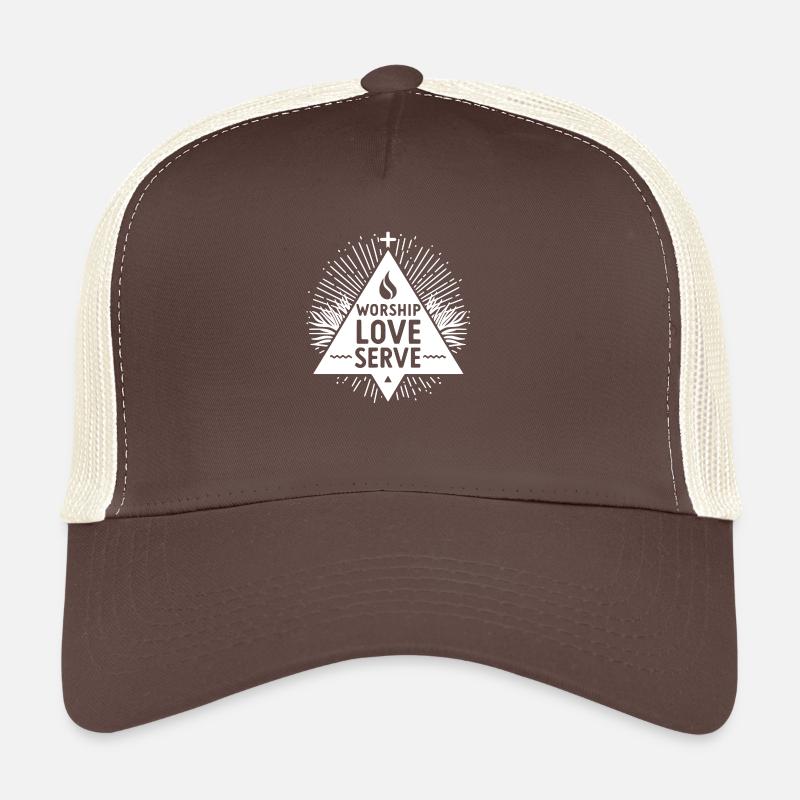 Adorer, Aimer, Servir Casquette trucker 