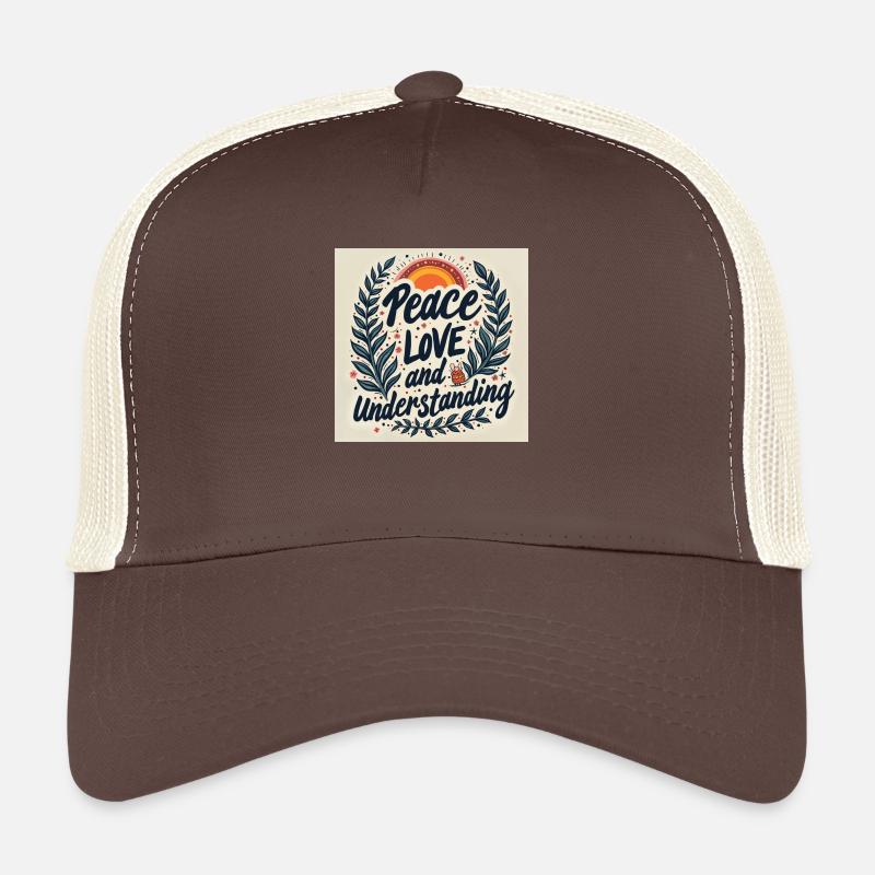 Paix, Amour et Compréhension Casquette trucker 