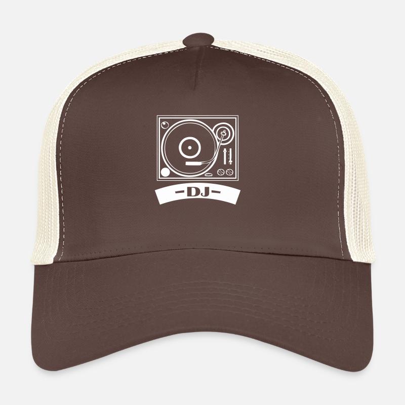 Platine vinyle DJ Casquette trucker 