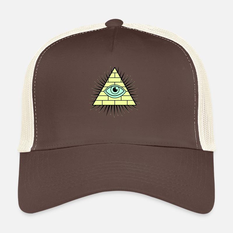 Illuminati Pyramide Trucker Cap