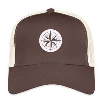 Kompass - Trucker Cap - Braun/Beige - Vorne