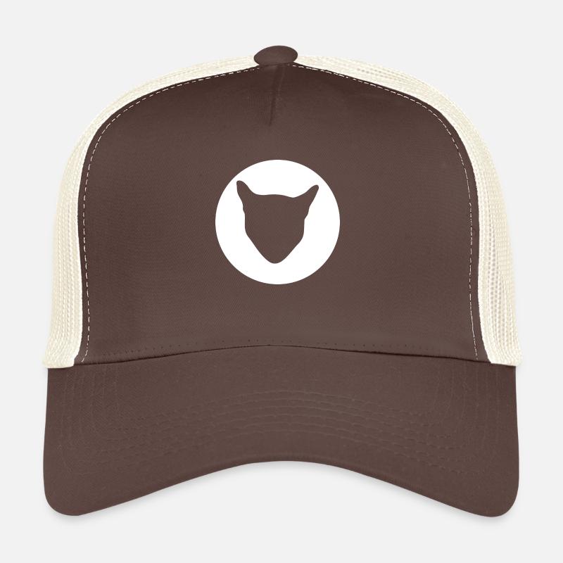 Katzenkopf - Trucker Cap - Braun/Beige