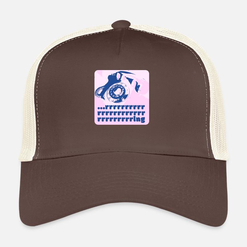 Téléphone rétro - « Rrrrrrring » Casquette trucker 