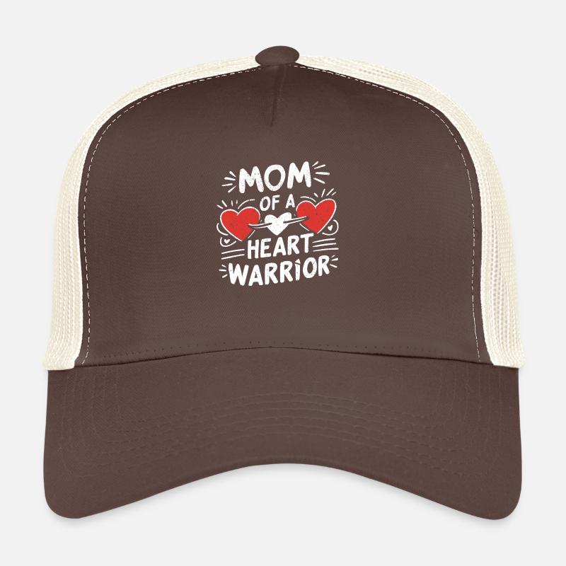 Stolze Mama eines Herz-Kämpfers Trucker Cap