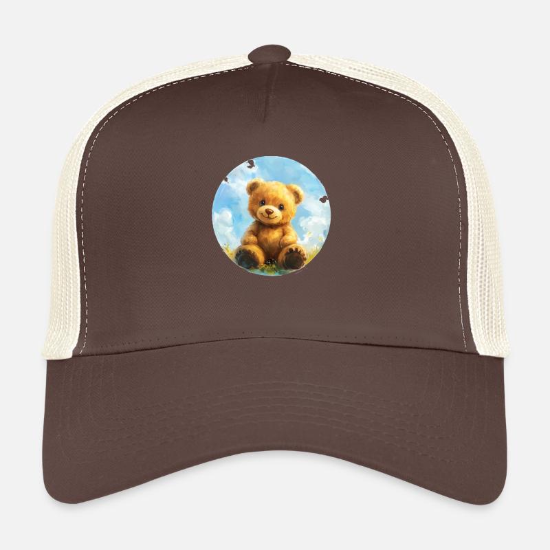 Sonniger Kuschelbär: Freude pur! - Trucker Cap - Braun/Beige