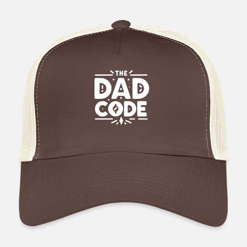 The Dad Code - Trucker Cap - brown/beige