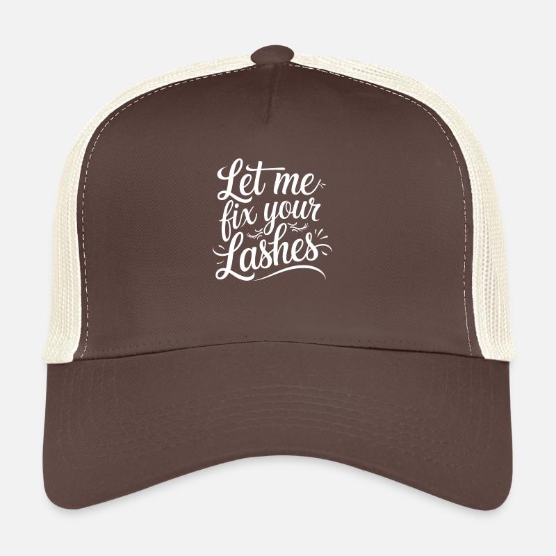 Votre look de cils est mon objectif Casquette trucker 