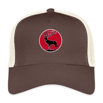 Leaf shot - Trucker Cap - brown/beige - Front