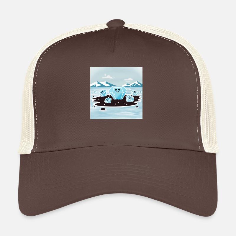 Diamantener Strand - Trucker Cap - Braun/Beige