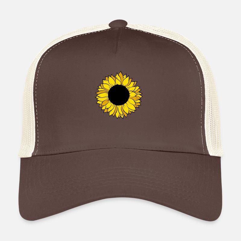 Sonnenblume - Trucker Cap - Braun/Beige