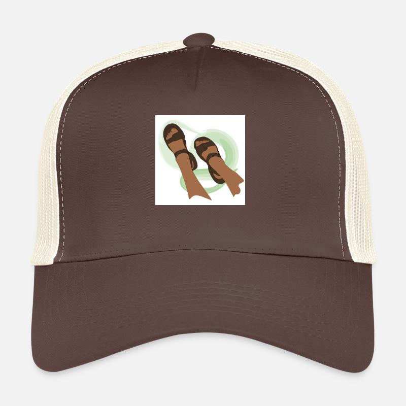 Sandals - Trucker Cap - brown/beige