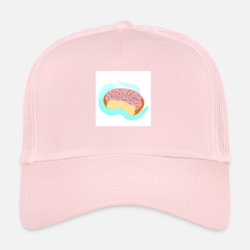 Beignet de glaçage rose Casquette trucker 