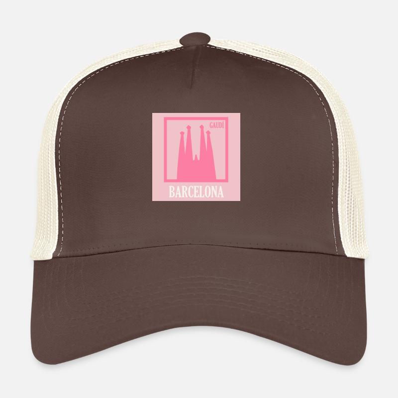 Pink Barcelona Trucker Cap