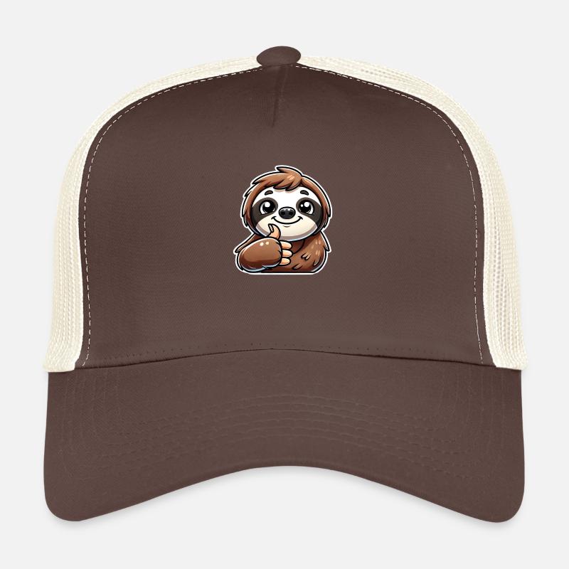 Conception de paresseux drôle Casquette trucker 