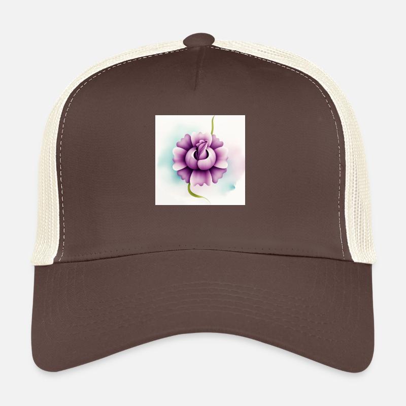 Blume - Trucker Cap - Braun/Beige