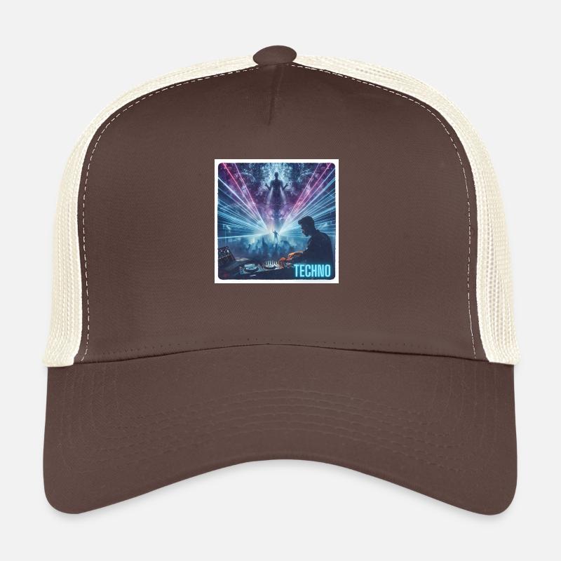 DJ mit Lasershow Trucker Cap
