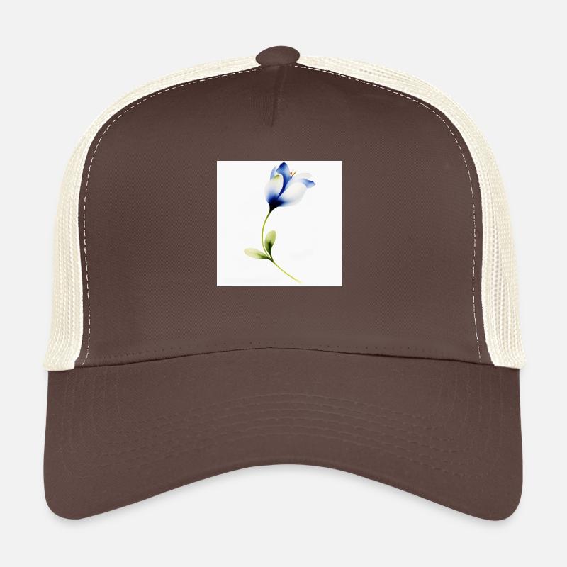 Fleur Casquette trucker 