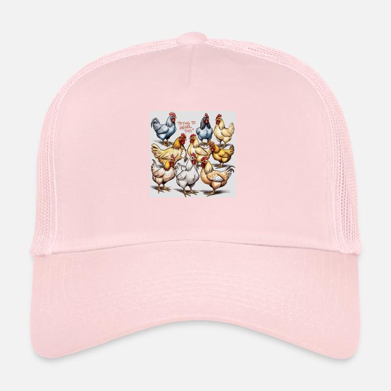 Poulets « Essayer de faire ça » Casquette trucker 