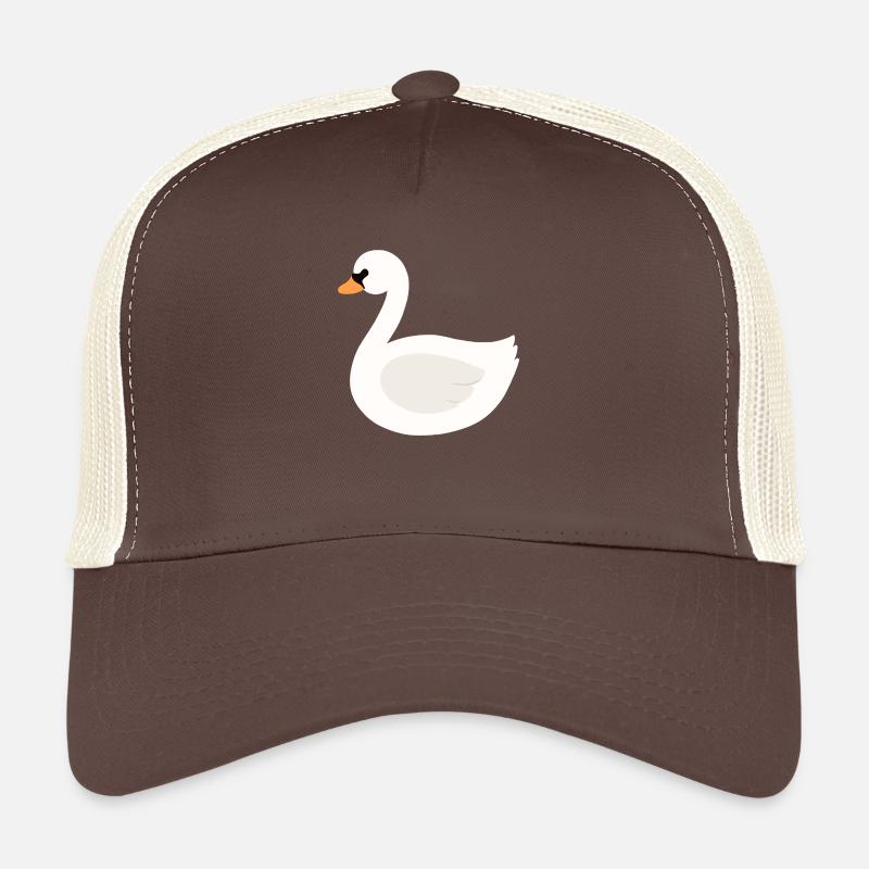 cygne Casquette trucker 
