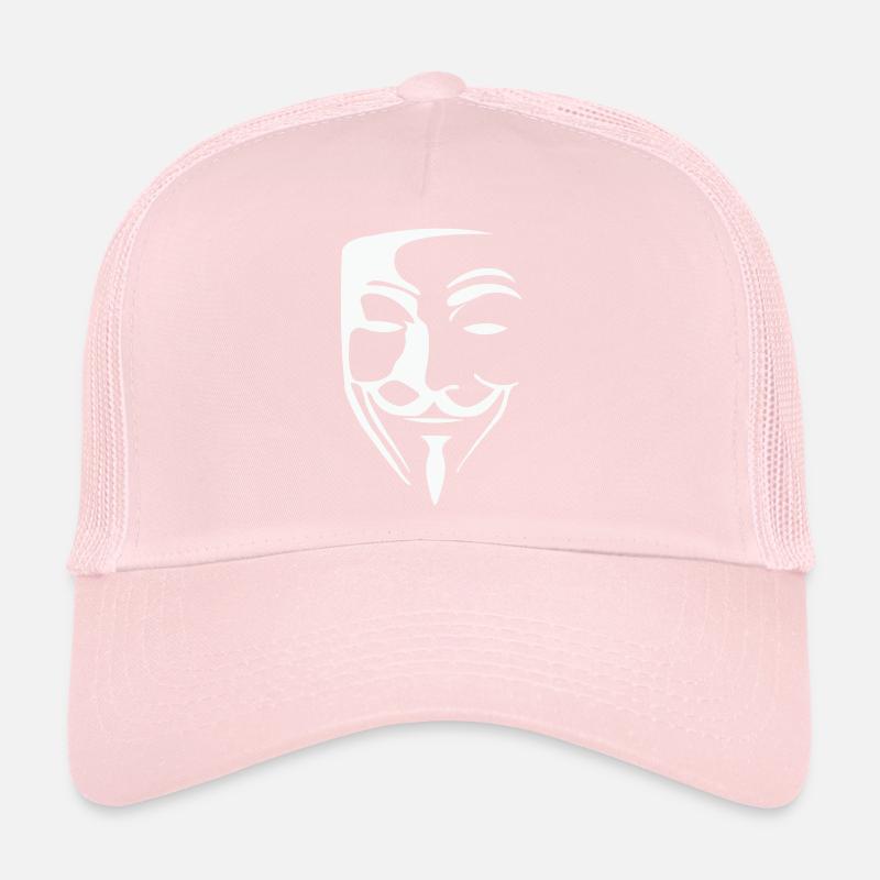 Masque anonyme Casquette trucker 
