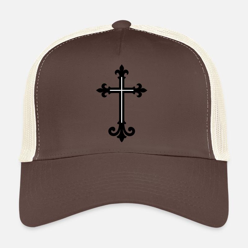 Symbole de la croix Casquette trucker 