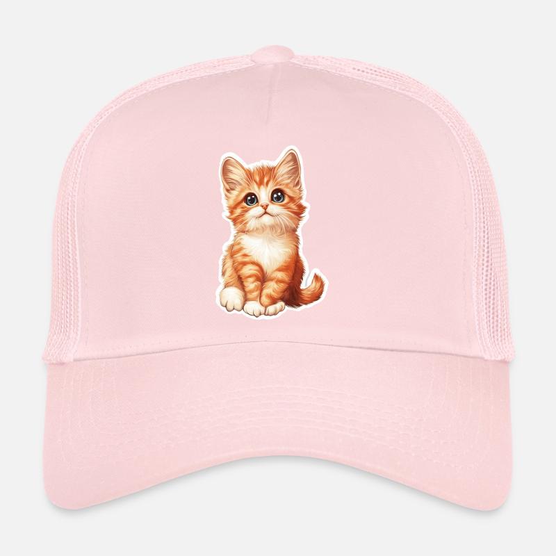 Chaton mignon Casquette trucker 
