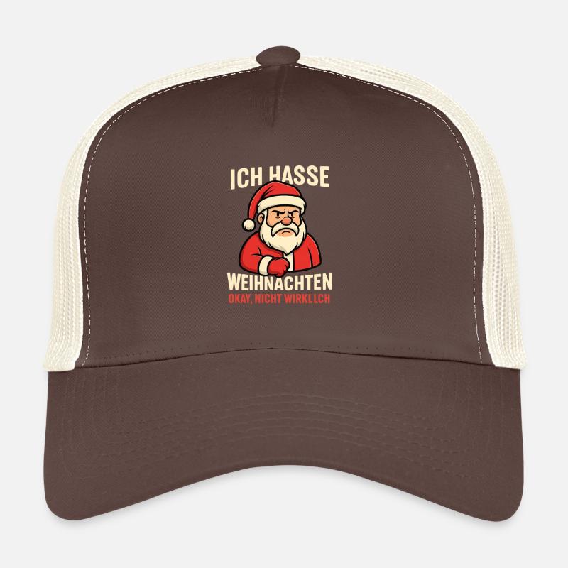 Je déteste le Père Noël Casquette trucker 