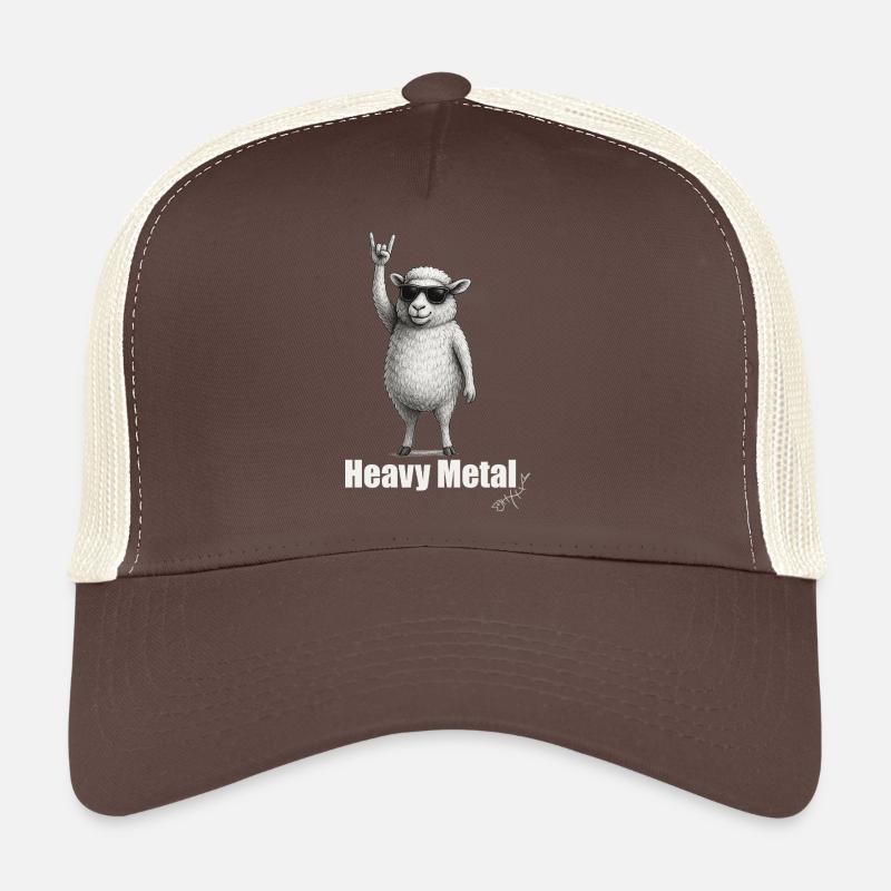 Heavy Metal Schaf: Rockiges Mojo Trucker Cap