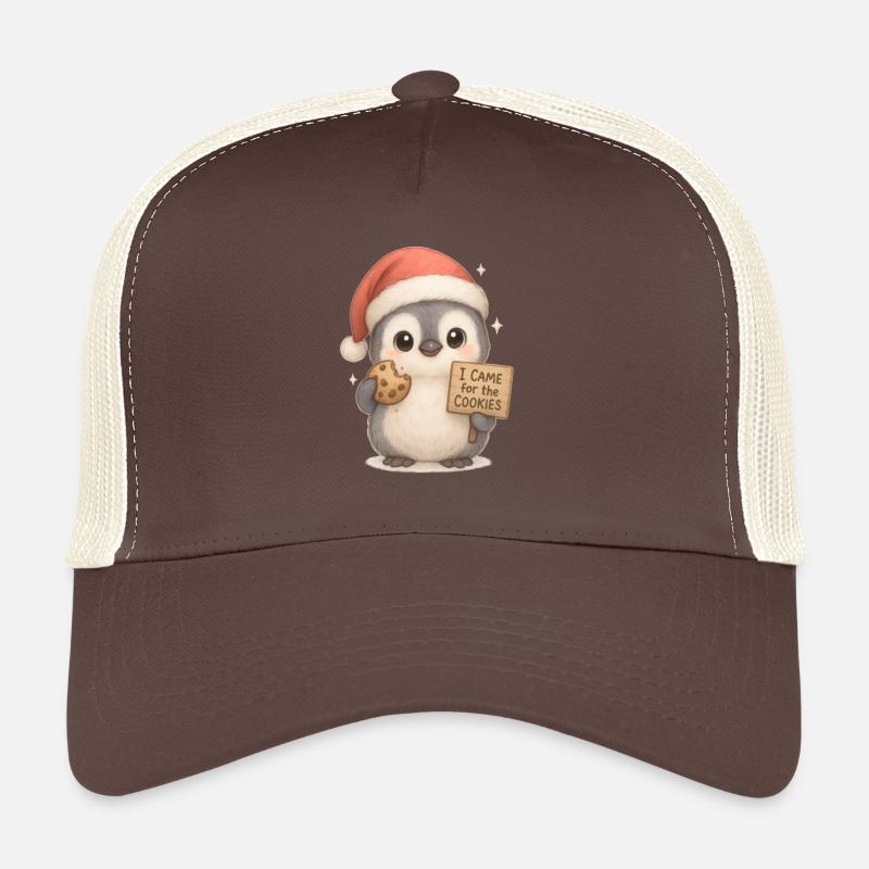 Biscuits de Noël Pingouins Casquette trucker 