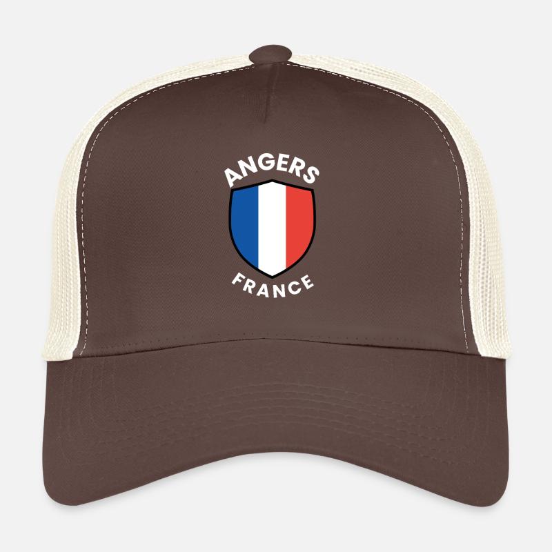 Emblème du bouclier d’Angers France Casquette trucker 