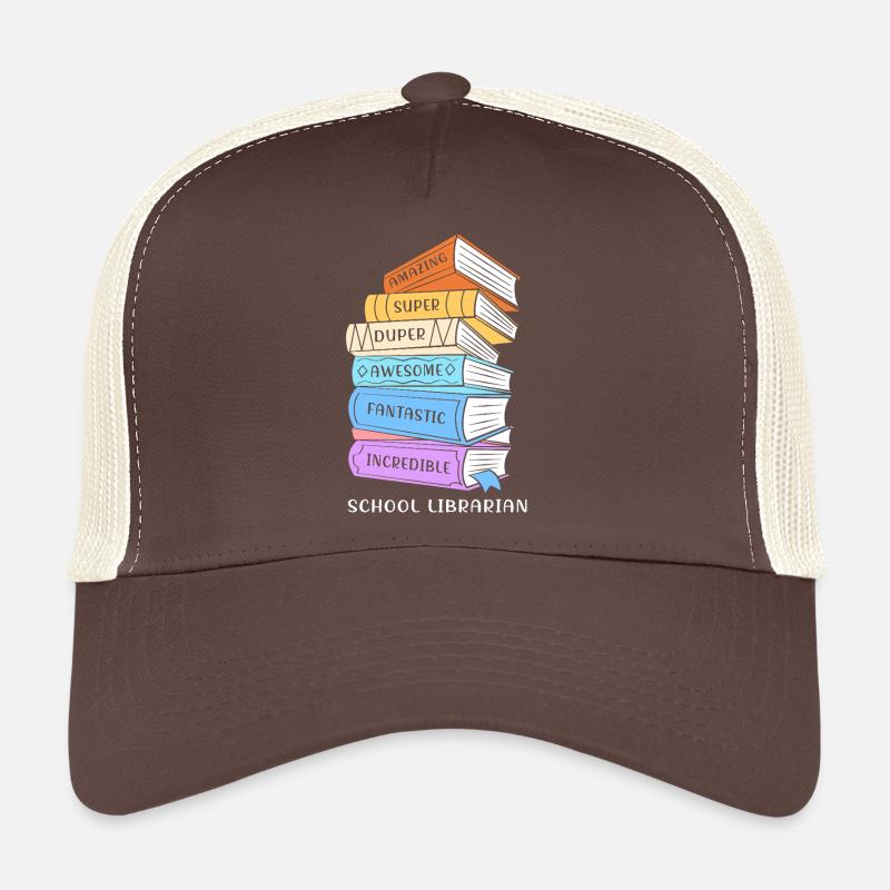 Lesen Bibliothek Leseratte Trucker Cap