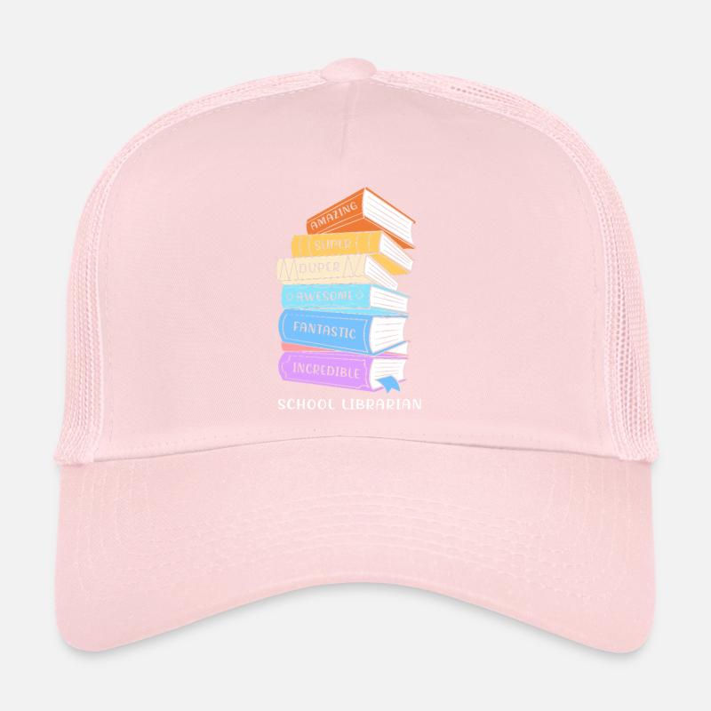 Rat de bibliothèque de lecture Casquette trucker 