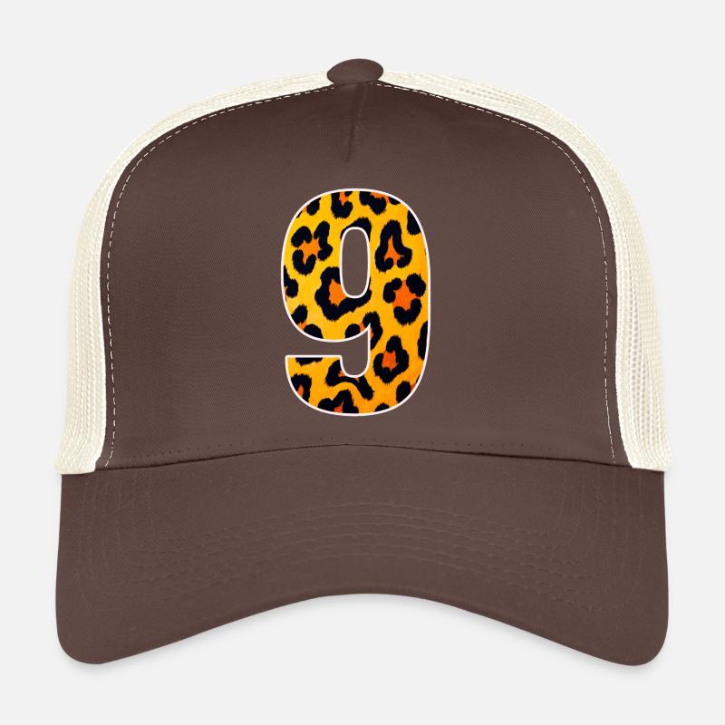 Imprimé Soleil Léopard 9 Casquette trucker 