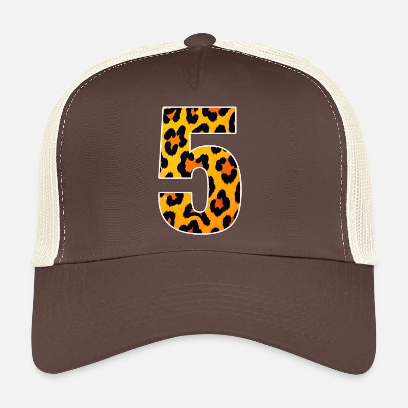 Motif de fourrure Léopard 5 Casquette trucker 