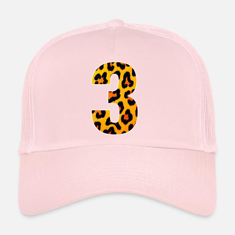 Motif numérique Léopard 3 Casquette trucker 