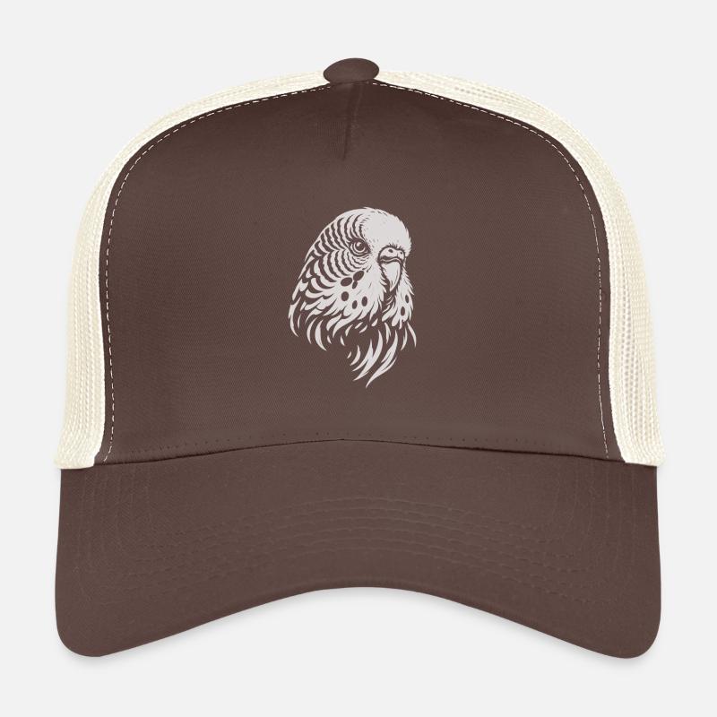 Perruche en style vectoriel minimaliste Casquette trucker 