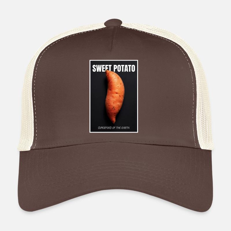 Impression de Superaliment de Patate Douce Casquette trucker 
