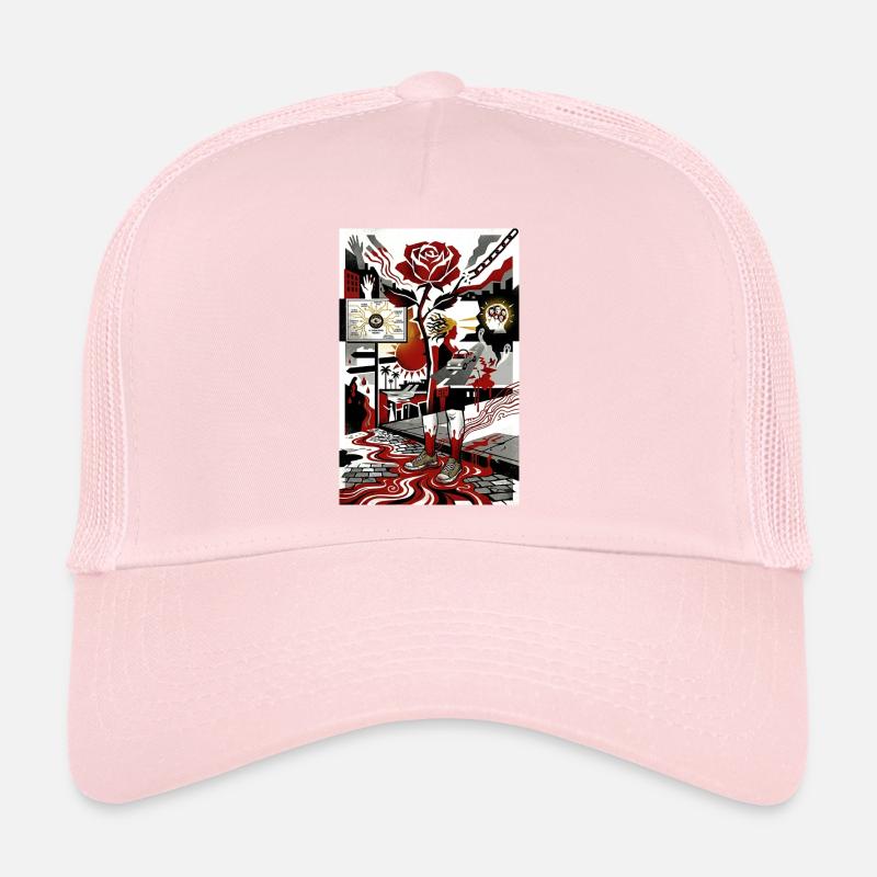 Fragments de conscience L’IA Rose Casquette trucker 
