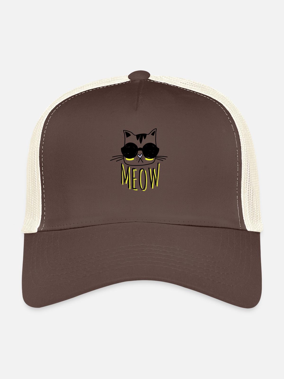Cool Cat - Trucker Cap - brown/beige - Front