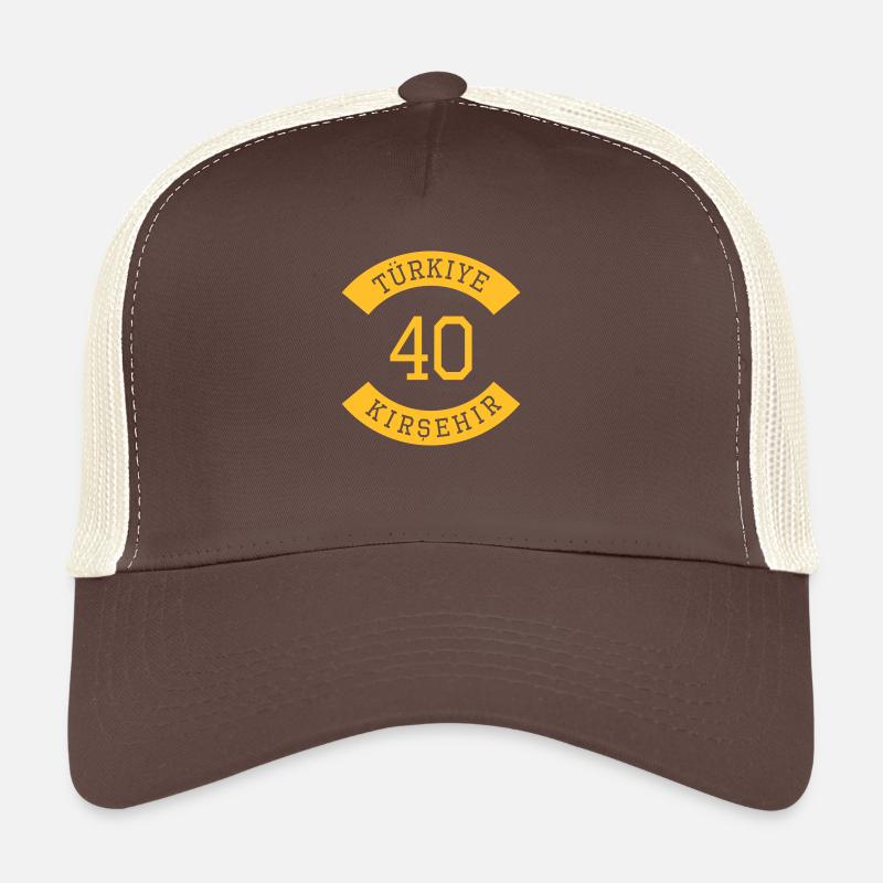 turkiye_40 - Trucker Cap - Braun/Beige