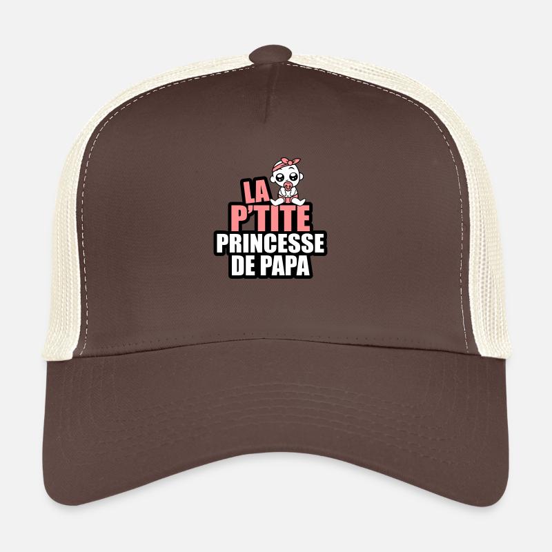 la p'tite princesse de papa - Casquette trucker  - marron/beige