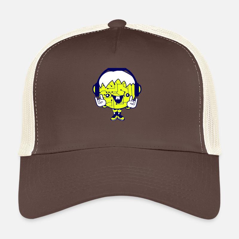 DJ Daten Mikrochip Muster Computer Nerd Geek Party Trucker Cap