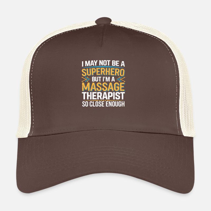Déclaration amusante pour les massothérapeutes Casquette trucker 